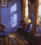 Anna Ancher, Sunlight in the blue room